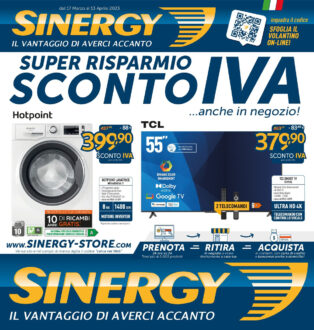Super Risparmio....SCONTO IVA anche in negozio!