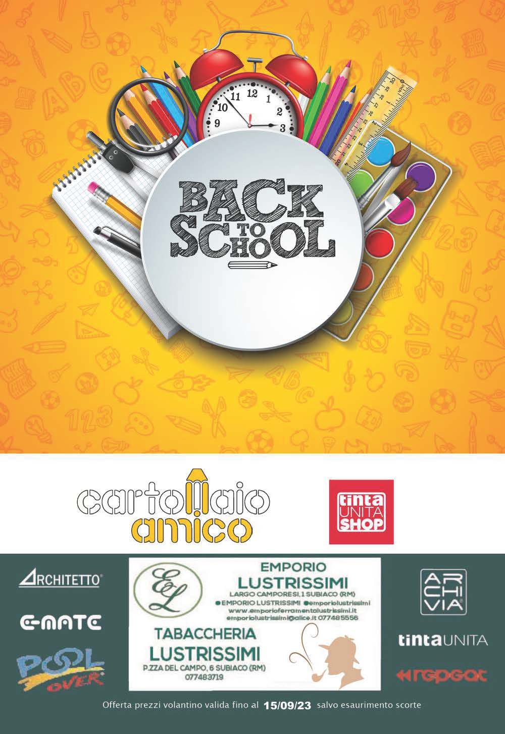 SUPER SCONTI SCUOLA all’EMPORIO LUSTRISSIMI