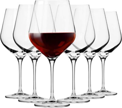 SET 6 CALICI VINO ROSSO